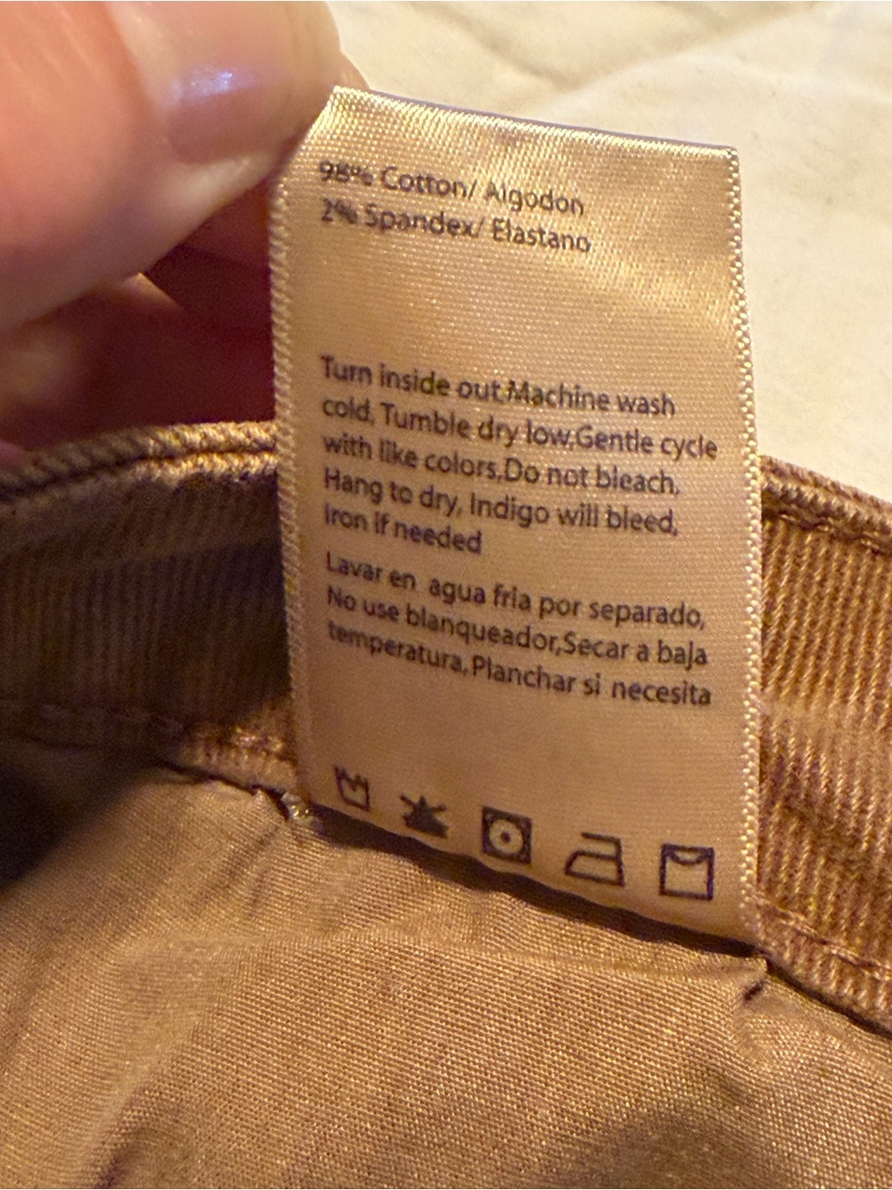 NWT Risen Cocoa Brown High Rise Raw Hem Slit Straight Juniors Jeans - Picture 15 of 16
